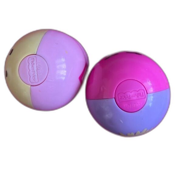 Vtg. Fisher Price Set Of 2 Weebles Wobble But They Don't Fall Down Roly Polys - Picture 5 of 5